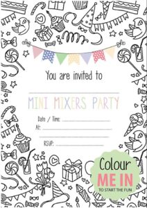 Party invites are available to download here!