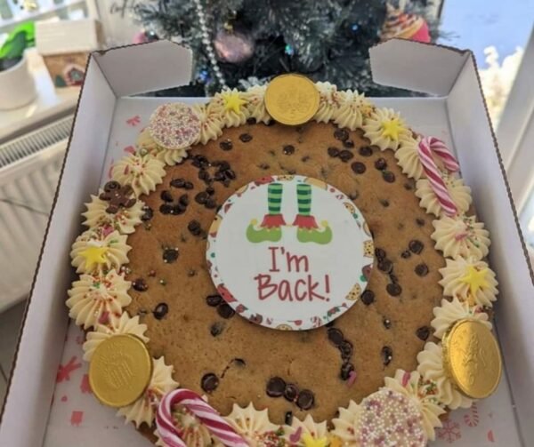 Elf Is Back Giant Cookie - Image 4