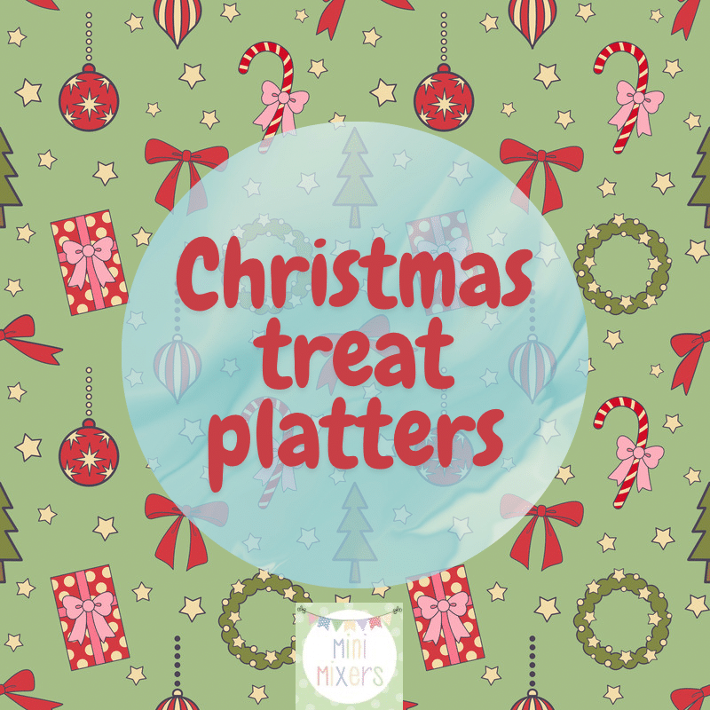 Christmas treat platters